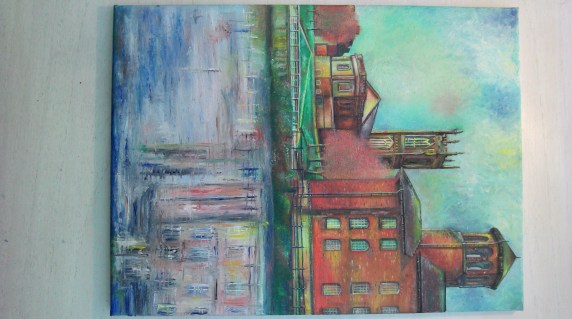 8:30 showing the completed reflection, painting should be finished within the next week?