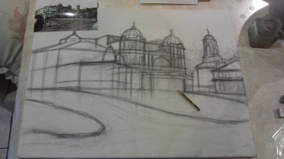 Buxton Opera House - Initial Sketch