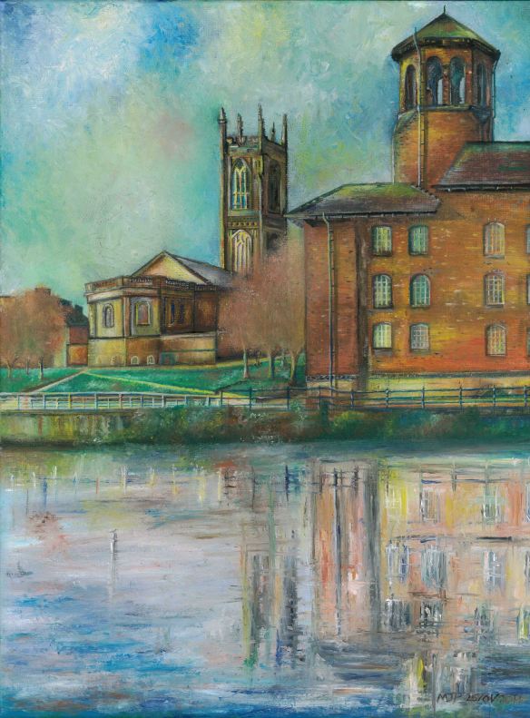 2. 8:30 - Oil Paint, A3 Canvas. D