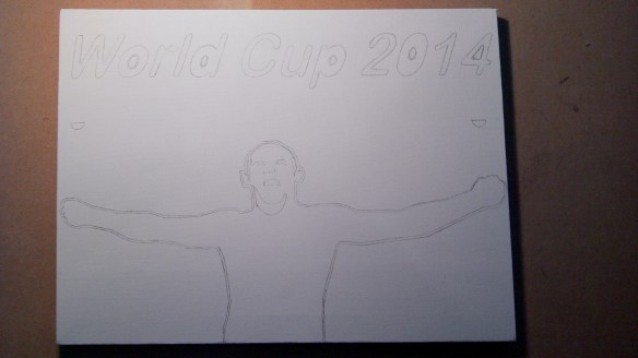 Once the templates had been used to add the image and the text.