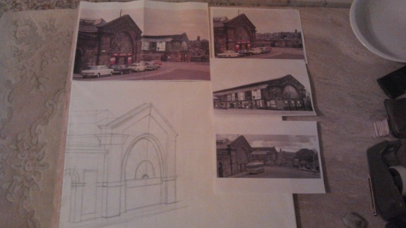 Image was created using old images of the demolished Midland Station and Photoshop