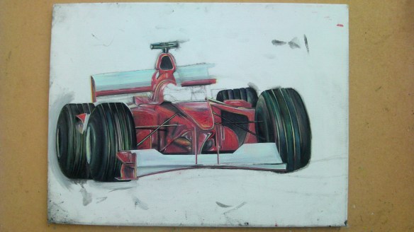 Now with completed wheels and suspension. 