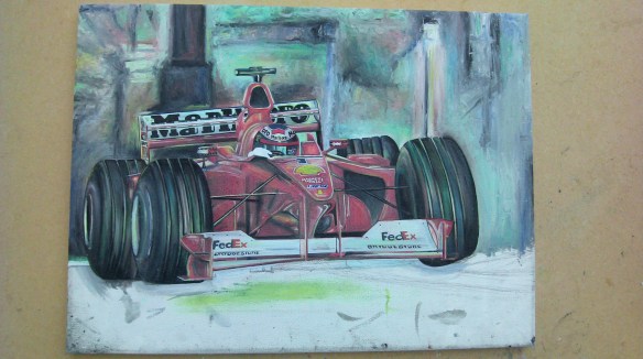 With the background added along with a few more car details 