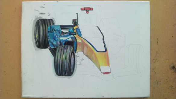 Showing rear body work details added