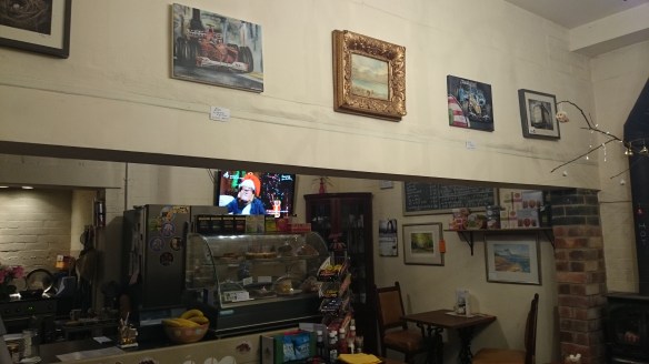 Prints of Schumi and Alonso on display