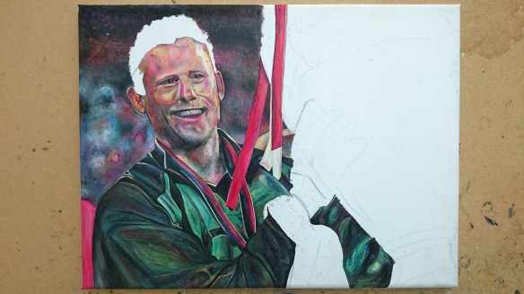 Showing more completed shirt details